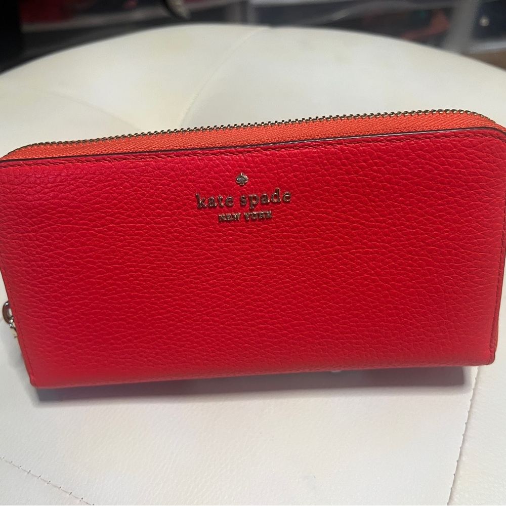 Kate Spade Red Leather Wallet